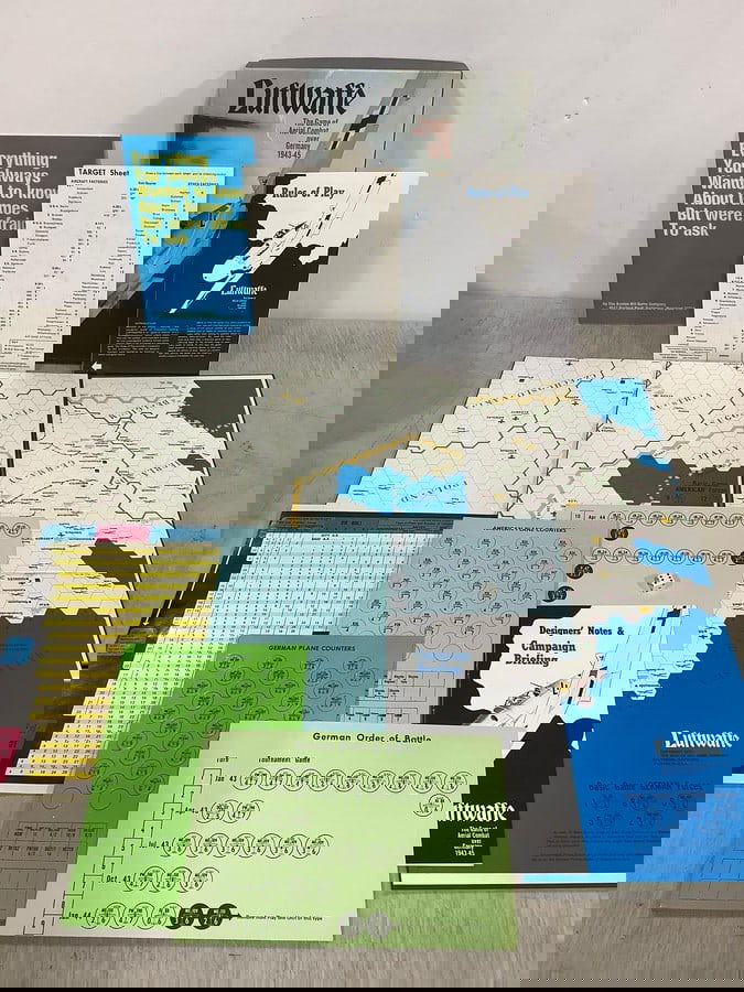 Vintage Luftwaffe aerial combat game in box (1 of 1)