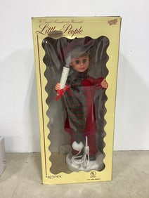 Vintage animated and illumniated Little People by Rennoc doll in box