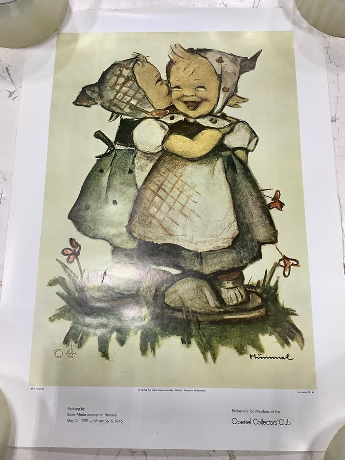 Goebel Collector's Club print(13.5in.x18.5in.): Goebel Collector's Club print(13.5in.x18.5in.)