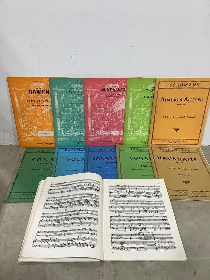 Vintage music sheets(piano/violin/viola) (1 of 1)