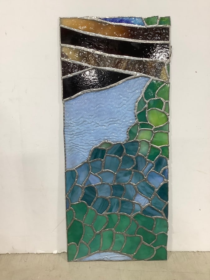 Stained glass(10.5in.x24in.): Stained glass(10.5in.x24in.)