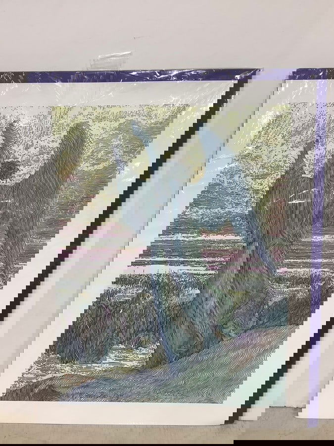 Signed litho by Guillaume Azoulay(16.5in.x23in.): Signed litho by Guillaume Azoulay(16.5in.x23in.)