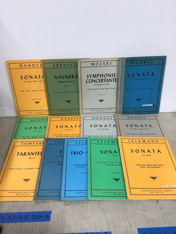 Vintage music sheets(violin, piano, oboe, and more): Vintage music sheets(violin, piano, oboe, and more)