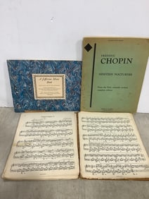 Vintage music sheets