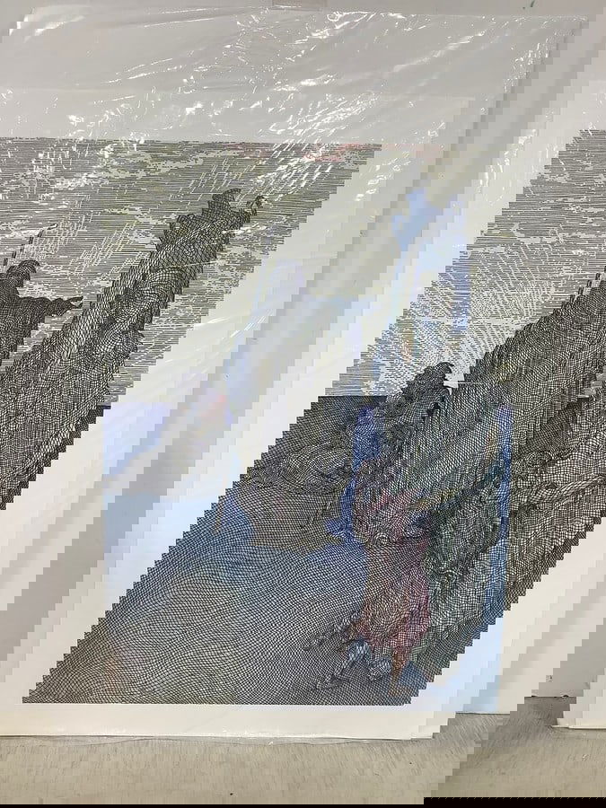 Guillaume Azoulay signed art print(18.5in.x25in.): Guillaume Azoulay signed art print(18.5in.x25in.)