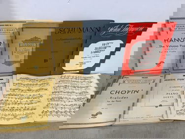 Vintage music sheets(mostly Piano)