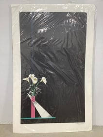 Floral signed print(22in.x34in.)