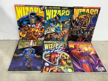 Wizard comic books