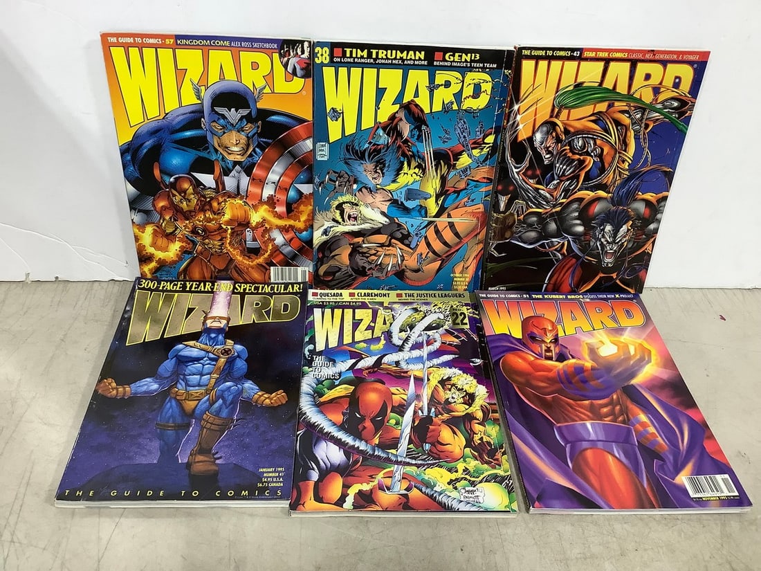 Wizard comic books (1 of 1)