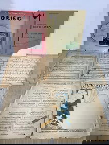 Vintage music sheets(Piano)