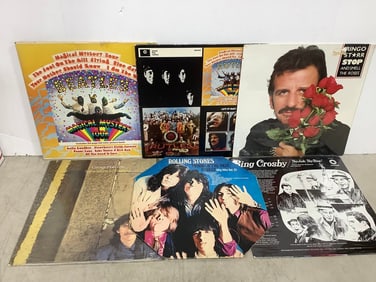 Vintage records(Rolling tones, Bing Crosby, and more)