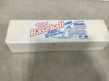 Topps 1992 picture cards collectible set