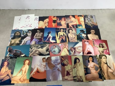 Pornographic postcards