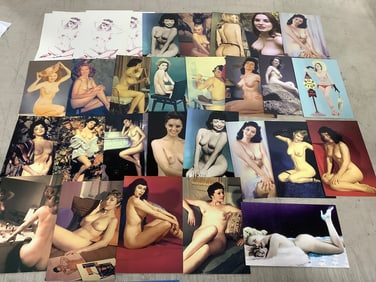 Pornographic postcards