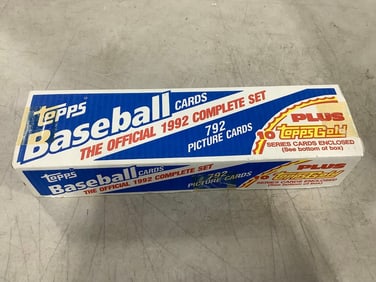 Topps 1992 picture cards collectible set
