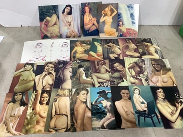 Pornographic postcards