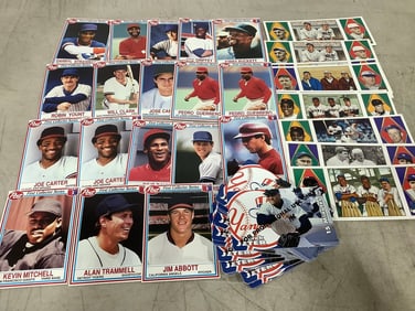 Collectible baseball cards