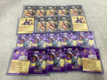 Kobe Bryant Gold Lightning rookie cards