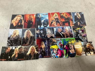 Barb Wire comic art gallery cards