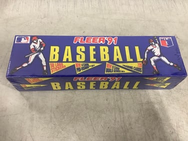 Fleer 91' baseball cards set(new in box)