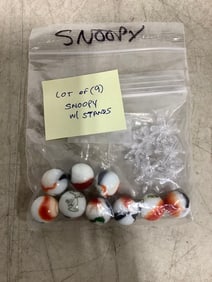 Snoopy marbles with stands