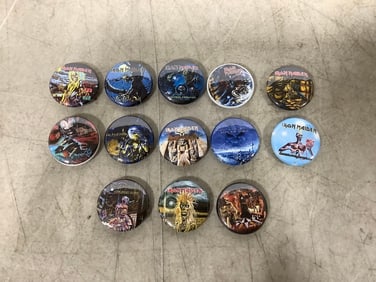 Iron Maiden pins