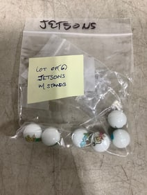 Jetsons marbles with stands