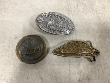 Vintage belt buckles