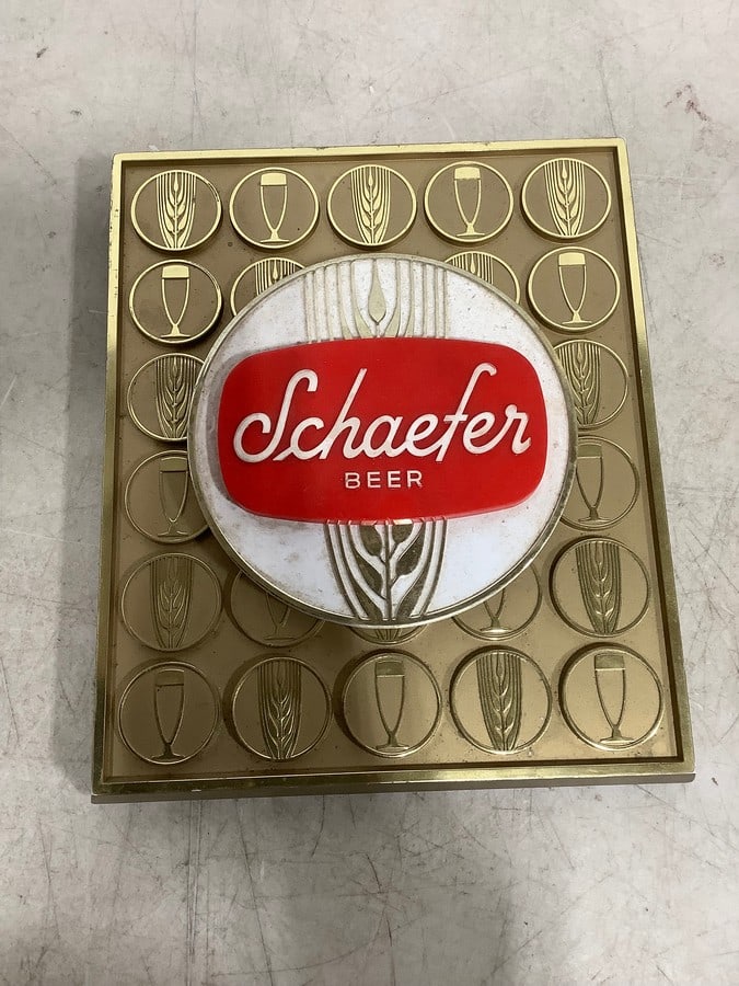 Schaefer beer sign(7.5in.x9in.) (1 of 1)