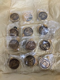 Minted coin necklaces(new in package)