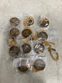 Minted coin necklaces(new in package)