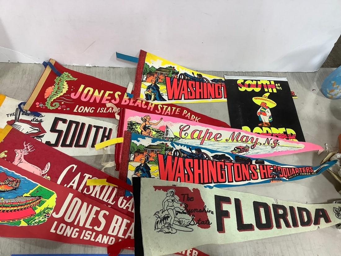 Vintage banners(Cape May, Florida, South of the Border, and more-various sizes): Vintage banners(Cape May, Florida, South of the Border, and more-various sizes)