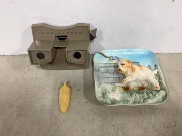 View Master, ceramic wall decor(5.5in.across), and more