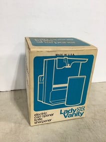Lady Vanity electric can opener knife sharpener