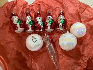 Vintage Christmas ornaments