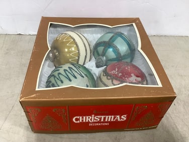 Vintage Penneys Christmas Ornaments