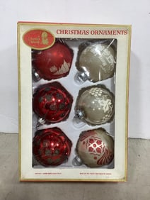 Vintage Santas World Christmas Ornaments