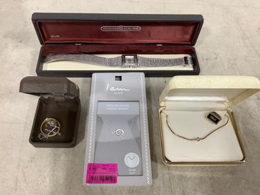 Various Necklaces, Gotham Wrist Watch, and more