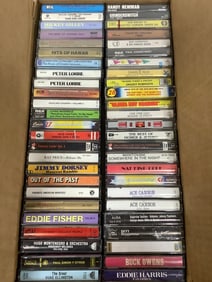Various Cassette Tapes (Ace Cannon, Jimmy Dorsey, etc)