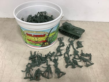 US Soldiers in a Bucket