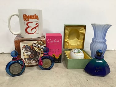 Kamora Mug, Glass Vase, Perfume Bottles, and more (Tallest - 6in)