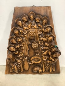 Vintage The Last Supper Wall Decor *chipped* (14,25inx16in)