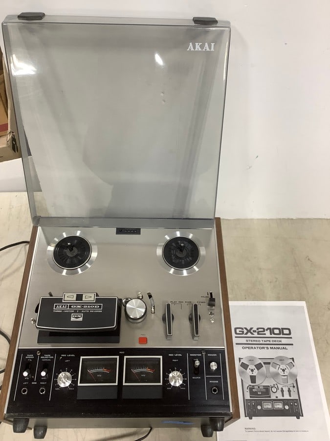 Akai Stereo Tape Deck with Manual (GX-2100) (1 of 1)