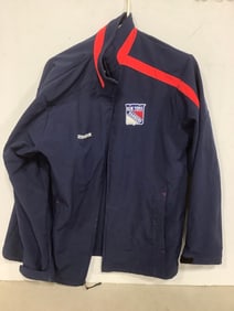 NY Rangers Zip Up Jacket (Size: Small)