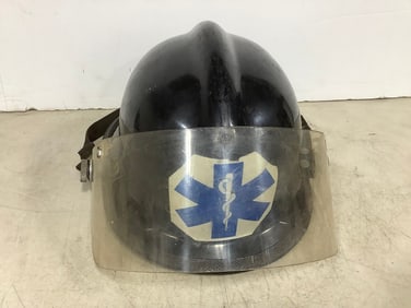 Vintage Morris Plains, NJ EMS Helmet