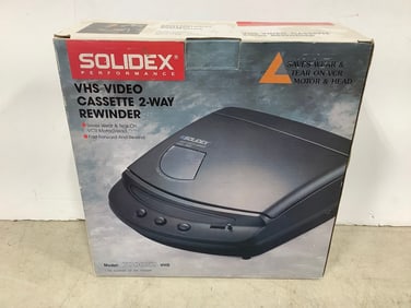 Solidez VHS Video Cassette 2 Way Rewinder