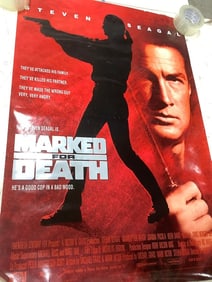 Marked for Death rated R movie poster(25.5in.x38in.)