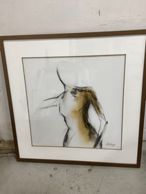Framed and signed art print(45in.x45in.)