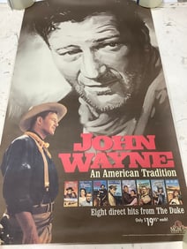 John Wayne vintage poster print(20.5in.x36in.)