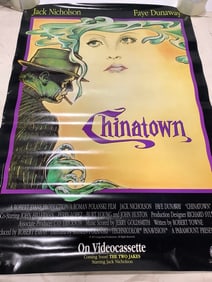 Chinatown rated R vintage movie poster(27in.x39in.)
